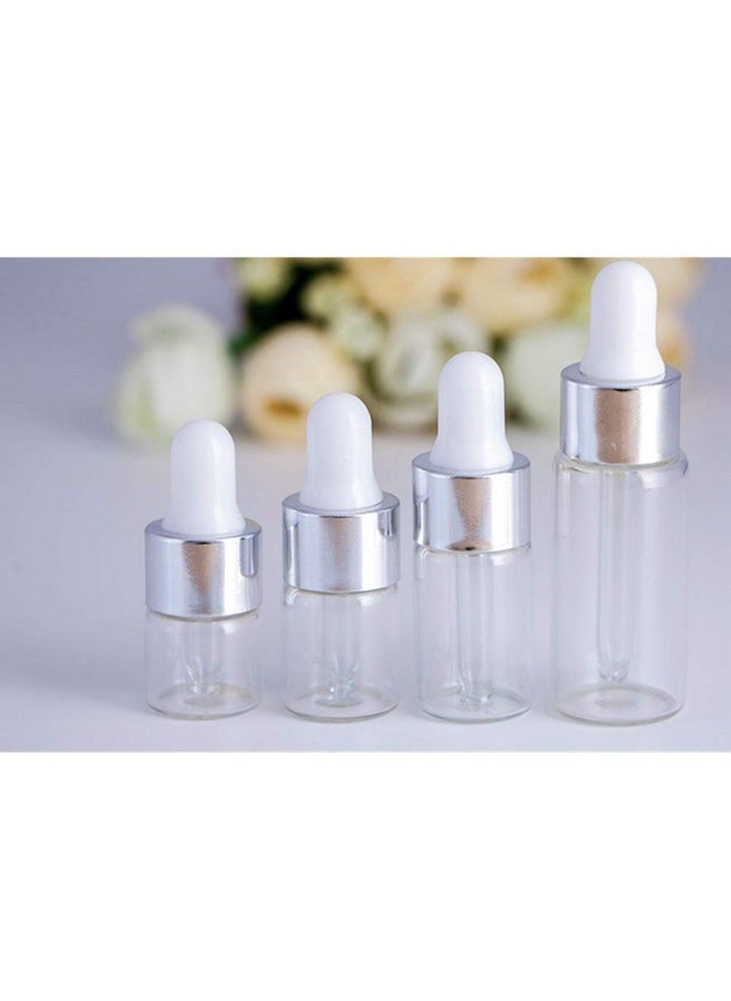 Pinklife 30 Packessential Oils Glass Dropper Bottlestravel Size Serum Sample Vialsmini Perfume Clear Bottles With Glass Eye Dropper (5Ml)  - Image 3