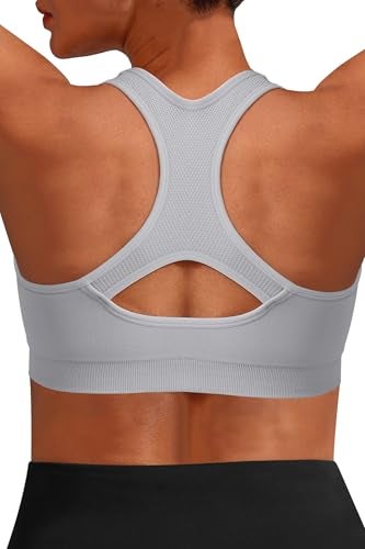 MIRITY Women Racerback Sports Bras - High Impact Workout Gym Activewear Bra - Image 5