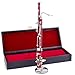 Dselvgvu Miniature Bassoon with Stand and Case Mini Musical Instrument Bassoon Replica Collectible Figurines Dollhouse Accessories Model Home Decoration Display Ornament 612 - Image 2