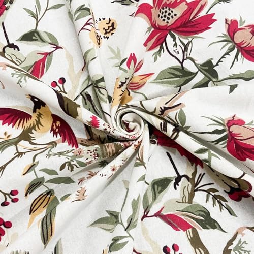 ElanorHomes 240 TC Cotton Double King Size Bedsheet | Hand Printed | Ultra-Soft & Skin-Safe | Breathable Summer Comfort | 90x108 inches with 2 Pillow Covers (Flying Petal) - Image 3