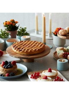 CAKE STAND,D28XH9CMS,NATURAL,WOOD-196312