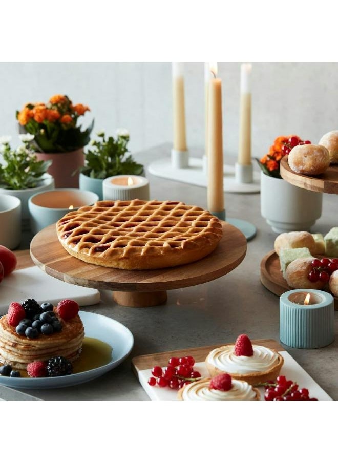 LOFT - CAKE STAND,D28XH9CMS,NATURAL,WOOD-196312 - Image 1