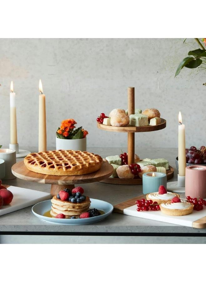 LOFT - CAKE STAND,D28XH9CMS,NATURAL,WOOD-196312 - Image 1