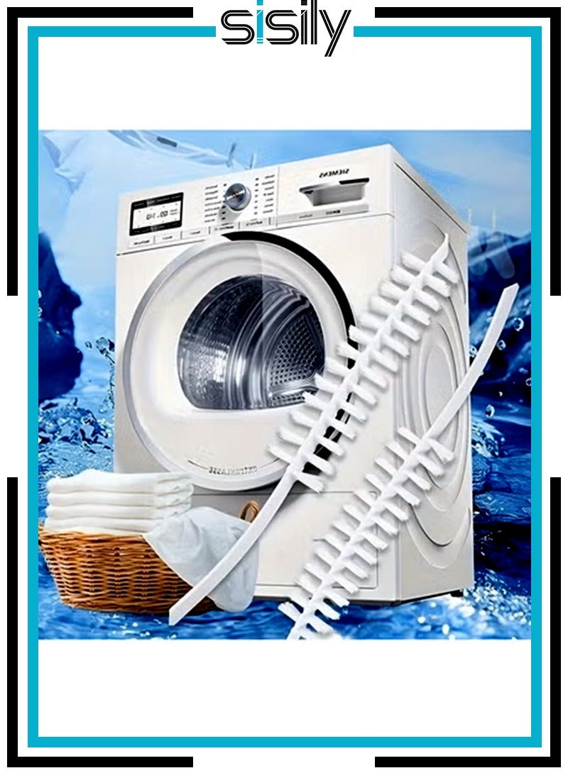 2 قطعة فرشاة تنظيف الغسالة، فرشاة الغسالة، منظف الغسالة، منظف الغسالة ذات التحميل الأمامي، فرشاة تنظيف الغسالة ذات التحميل الأمامي، أدوات تنظيف الغسالة ذات الأسطوانة، فرشاة الغسالة - Image 1