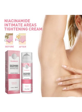 Niacinamide Intimate Areas Tightening Cream-Dark Spot Remover, Underarm Cream, Neck, Back, Legs, Elbows, Private Areas, Premium Botanical Ingredients 50ml - pzsku/Z6630CA3EB6F1B387D746Z/45/_/1725586697/f0d0bd9d-13e7-4b8c-ab32-ff3f37982061