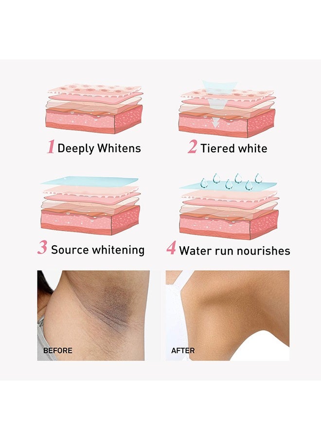 West&Month - Niacinamide Intimate Areas Tightening Cream-Dark Spot Remover, Underarm Cream, Neck, Back, Legs, Elbows, Private Areas, Premium Botanical Ingredients 50ml - Image 1