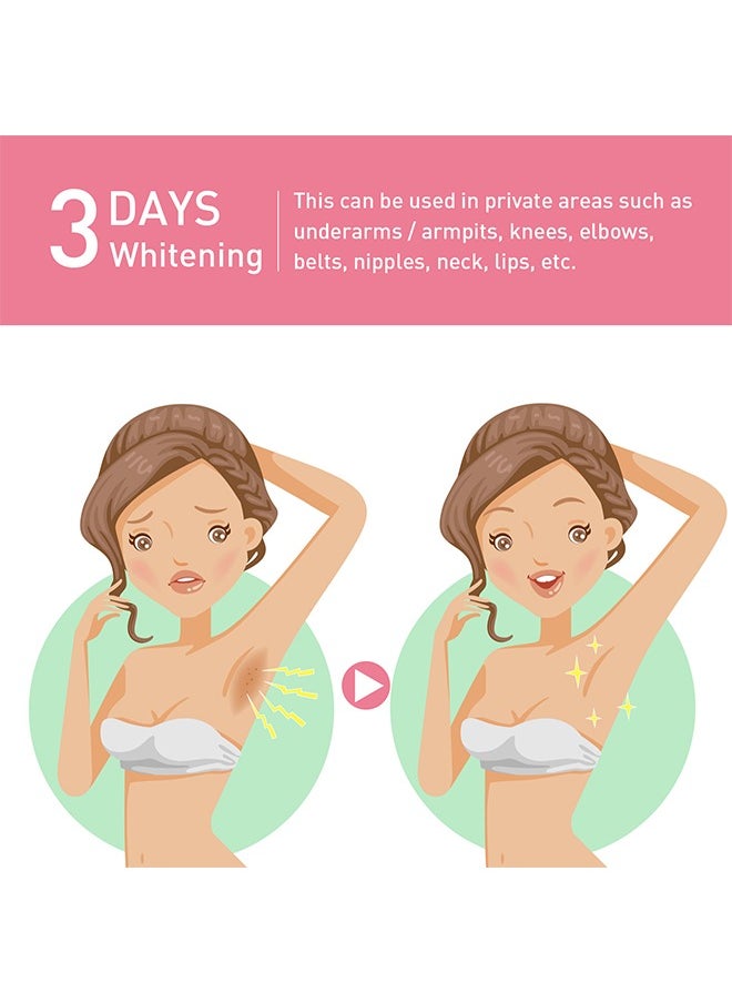 West&Month - Niacinamide Intimate Areas Tightening Cream-Dark Spot Remover, Underarm Cream, Neck, Back, Legs, Elbows, Private Areas, Premium Botanical Ingredients 50ml - Image 1