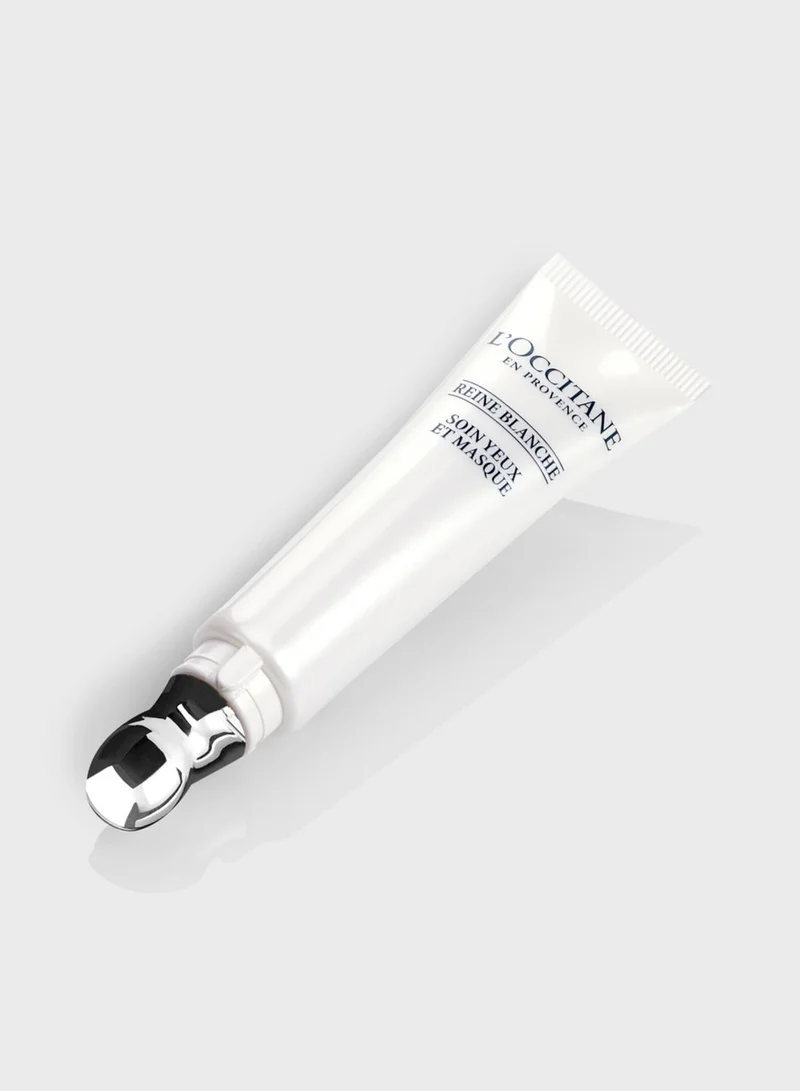 L'OCCITANE Reine Blanche Illuminating Eye Care & Mask - 15 ml