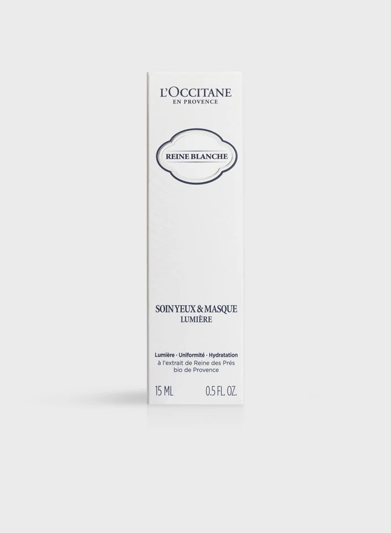 L'OCCITANE Reine Blanche Illuminating Eye Care & Mask - 15 ml