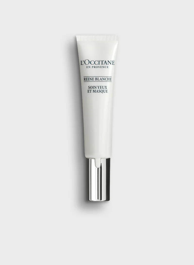 L'OCCITANE Reine Blanche Illuminating Eye Care & Mask - 15 ml