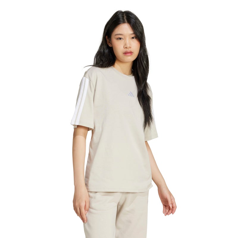 adidas Essentials 3-Stripes Boyfriend T-Shirt - Image 1