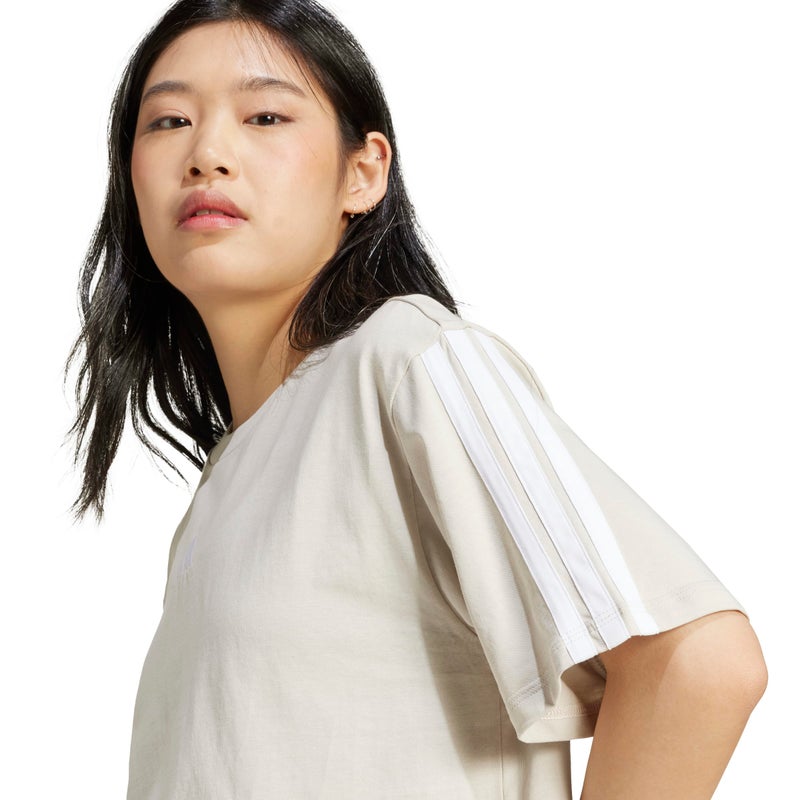 adidas Essentials 3-Stripes Boyfriend T-Shirt - Image 4