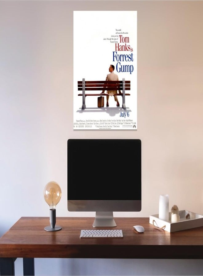 GRAY WALL - Forrest Gump Poster Tom Hanks Movie Wall Art 12x18 Inch Print on 300 GSM Paper Classic Hollywood Film Poster for Room Decor Wall Decorate Decoration Office & Home Decor Hotel Restraunt - Image 2