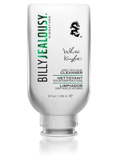 Billy Jealousy Billy Jealousy White Knight Gentle Daily Facial Cleanser with Non-Abrasive Exfoliators Ideal for All Skin Types, Men's Face Wash Formulated with Apple Amino Acids & Papaya Extract  - Image 1