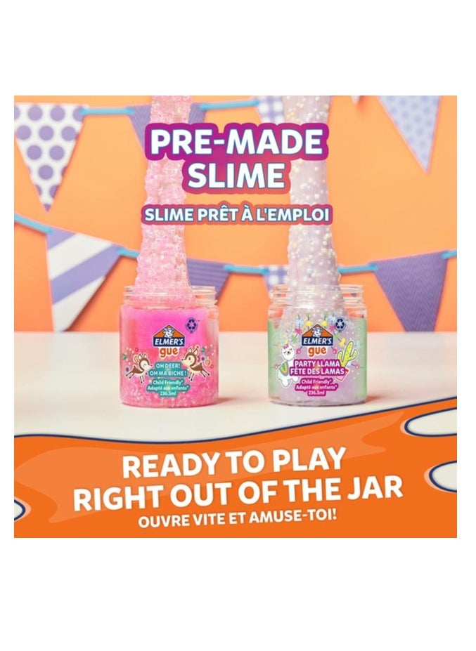 2-Piece Readymade Slime Party Animals Set