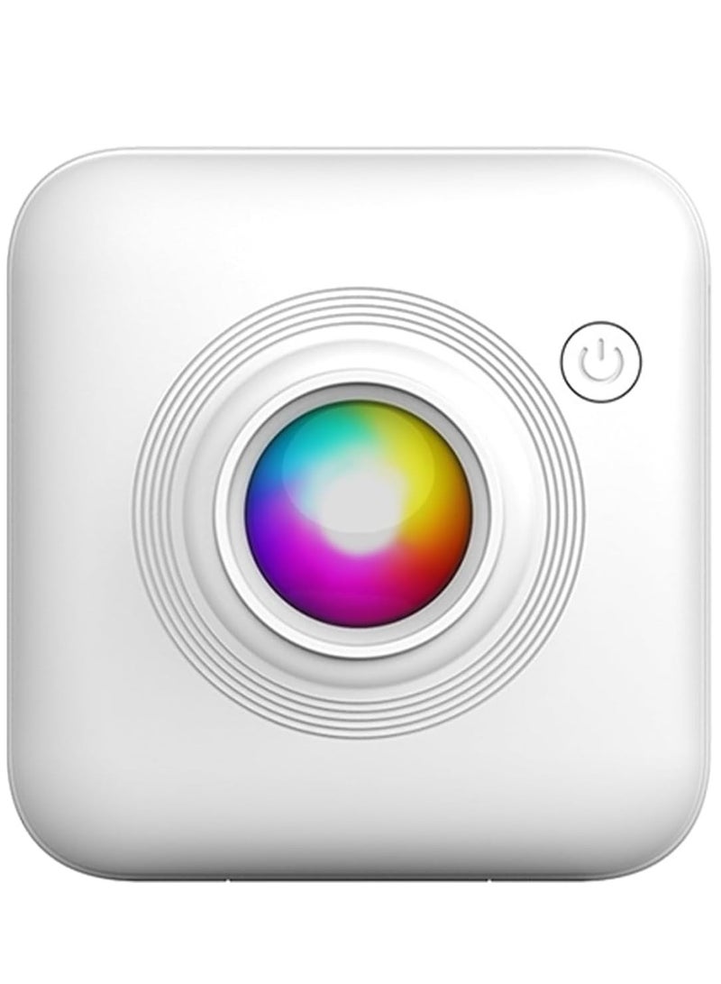 Mini Portable Printer Print Pod Bluetooth Smart Pocket Inkless Thermal Printer with 5 Roll Papers - Image 1