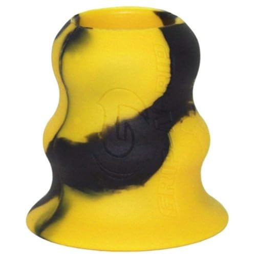 Grip-N-Rip II Softball Bat Taper Non-Slip Ergonomic Grip for Secure Hold Durable & Long-Lasting Easy Installation Fits Most Softball Bats Ideal for Enhanced Comfort & Performance (Black/Yellow) - Image 1