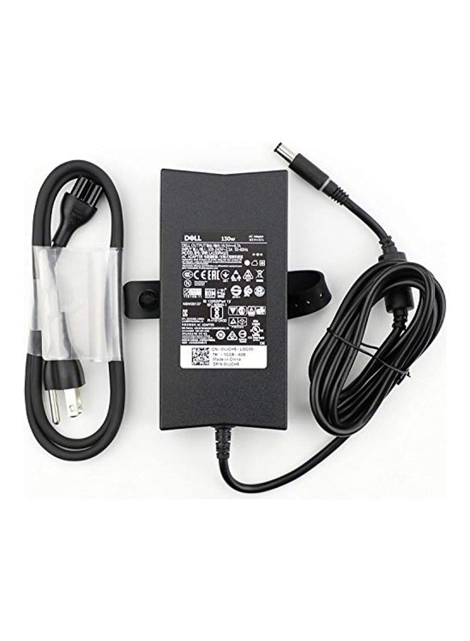 DELL 130W AC Charger Precision M20 M60 M70 M90 M2400 M4400 M4500 M6300 LA130PM121 DA130PE1-00 Laptop Power Supply Black - Image 1