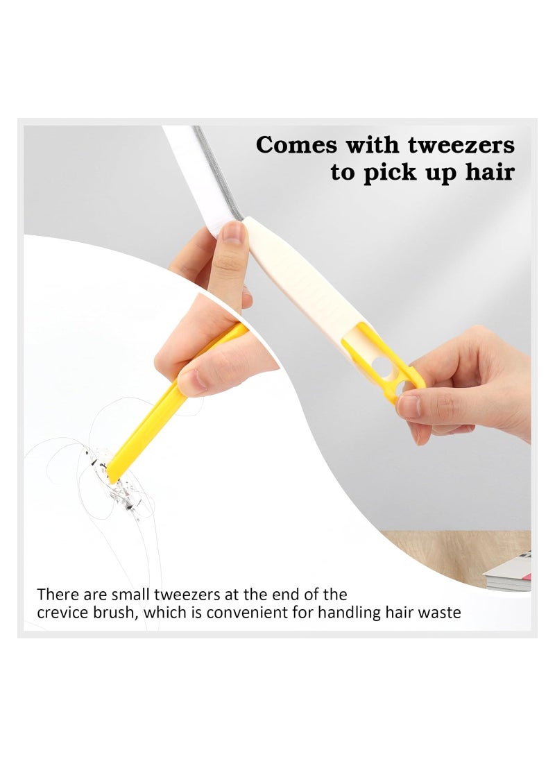 Zikra 4Pcs Crevice Gaps Cleaning Brush Tweezers to Pick up Hair Cleaning Brush for Small Spaces Thin Crevice Cleaning Brush Deep Cleaning Brush Supplies for Kitchen Surfaces Window Track - Image 3