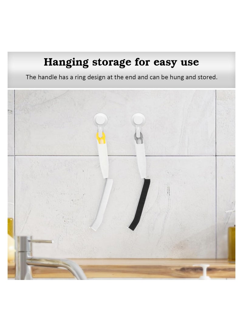 Zikra 4Pcs Crevice Gaps Cleaning Brush Tweezers to Pick up Hair Cleaning Brush for Small Spaces Thin Crevice Cleaning Brush Deep Cleaning Brush Supplies for Kitchen Surfaces Window Track - Image 4