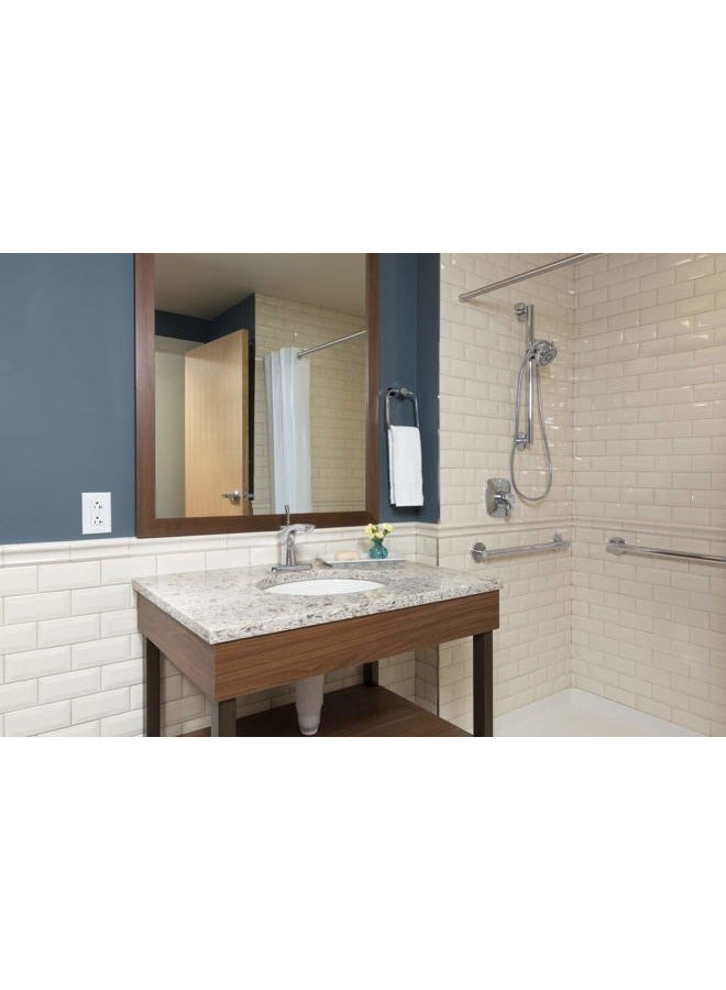 Delta FAUCET U6500-BL ADA Grab Bar Hand Shower Mount, Matte Black - Image 2