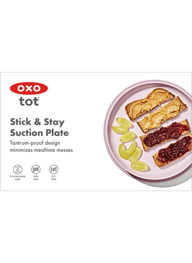 OXO Tot Stick and Stay Suction Plate - Blossom - Image 5