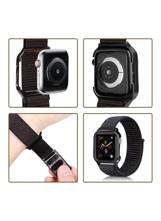 NIBEMINENT - Replacement Watchbands for Apple Watch Series 5 & 4 40mm Indigo - Image 1