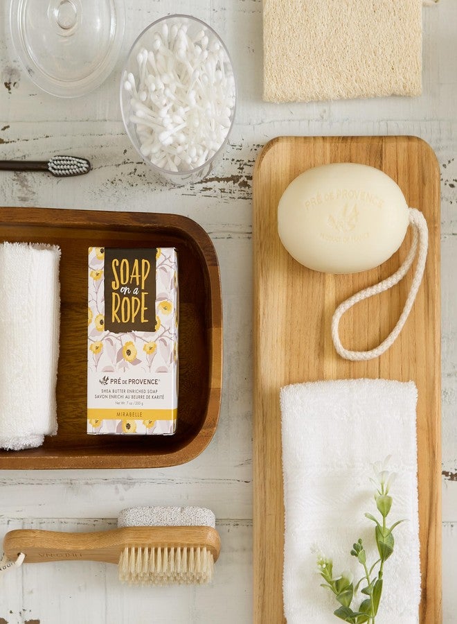 Pre de Provence Soap on a Rope Shea Butter Enriched French Bar Soap, 200g, Mirabelle - Image 5