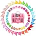 EleMirsa 80 Pieces Butterfly Hair Clips Flower Hair Clips Mini Claw Clip Jaw Clips with Toy Treasure Box for Baby Girls Kids Toddlers Dress up Butterfly Hair clips - Image 2