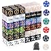 Tinzum 78 Pieces MTG Dice Set with Plus 1 Life Counter Keyword Token Dice Shield Spindown Dice in 12 Colors for MTG Cards Gaming Accessories - Image 3