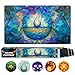 Katomula MTG Playmat TCG Card Game Playmat Stitched Edge NonSlip Rubber Bottom 24 x 14 inch Island - Image 2