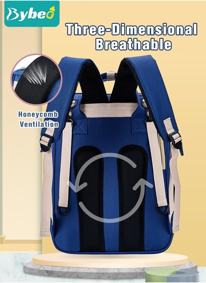 Bybeo - 2024 New Style Baby Diaper Bag Backpack, Multifunction Diapers Changing Station for Boys Girls Outdoor and Travel, Infant Shower Gifts, Large Capacity, 900d Oxford, USB Port - Image 1