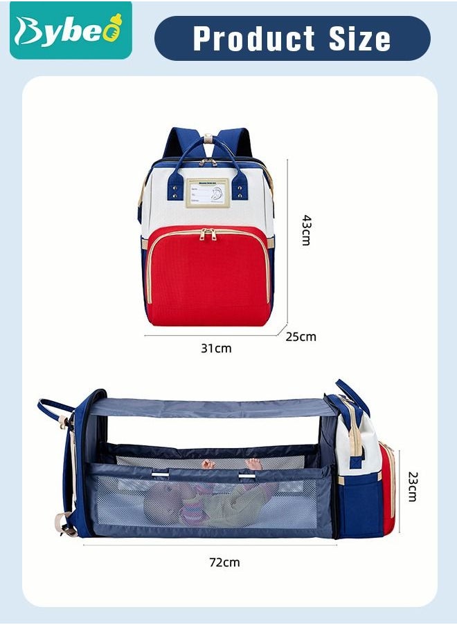 Bybeo - 2024 New Style Baby Diaper Bag Backpack, Multifunction Diapers Changing Station for Boys Girls Outdoor and Travel, Infant Shower Gifts, Large Capacity, 900d Oxford, USB Port - Image 1