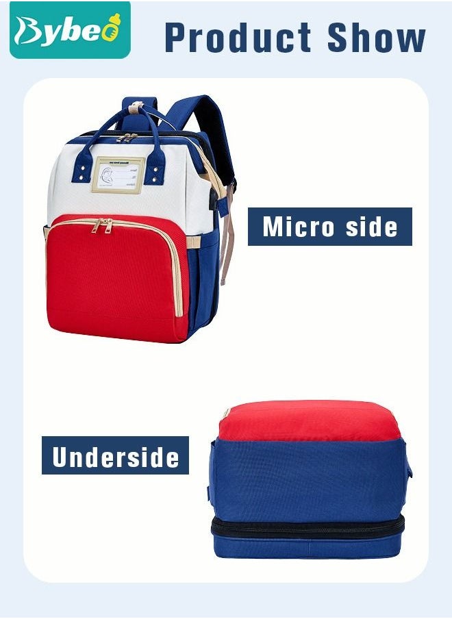 Bybeo - 2024 New Style Baby Diaper Bag Backpack, Multifunction Diapers Changing Station for Boys Girls Outdoor and Travel, Infant Shower Gifts, Large Capacity, 900d Oxford, USB Port - Image 1