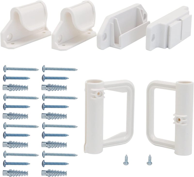 BETERTEK Retractable Mesh Baby Gate Parts (White) - Image 1