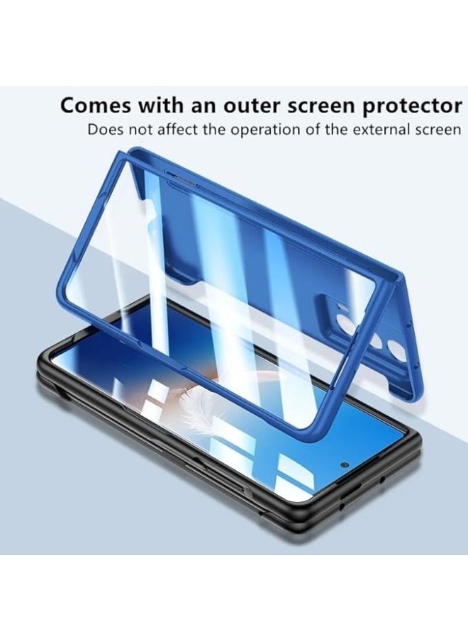 Compatible with Honor Magic V2/Vs2 2023 Case with Stylus Pen,Pen Holder Cover Anti-Scratches Ultra Thin Case with Built-in Screen Protector for Honor Magic V2/Vs2
