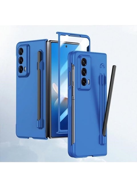 Compatible with Honor Magic V2/Vs2 2023 Case with Stylus Pen,Pen Holder Cover Anti-Scratches Ultra Thin Case with Built-in Screen Protector for Honor Magic V2/Vs2