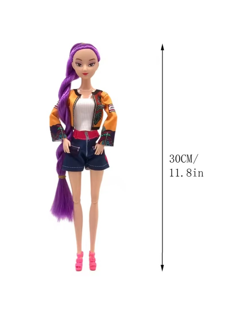 مجموعة من 3 قطع من شخصيات Kpop Demon Hunter المتحركة شخصيات مفصلية ألعاب قابلة للتجميع للأطفال والفتيات المراهقات هدية مثالية للأصدقاء - Image 2