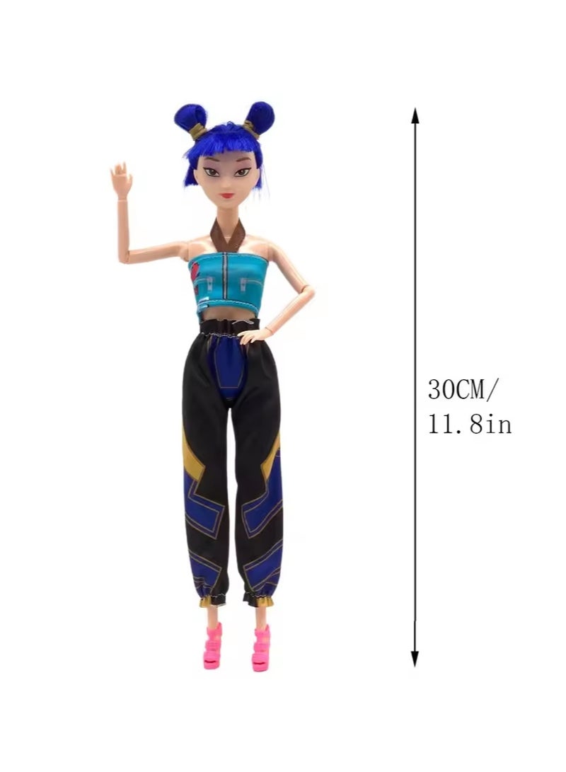 مجموعة من 3 قطع من شخصيات Kpop Demon Hunter المتحركة شخصيات مفصلية ألعاب قابلة للتجميع للأطفال والفتيات المراهقات هدية مثالية للأصدقاء - Image 4