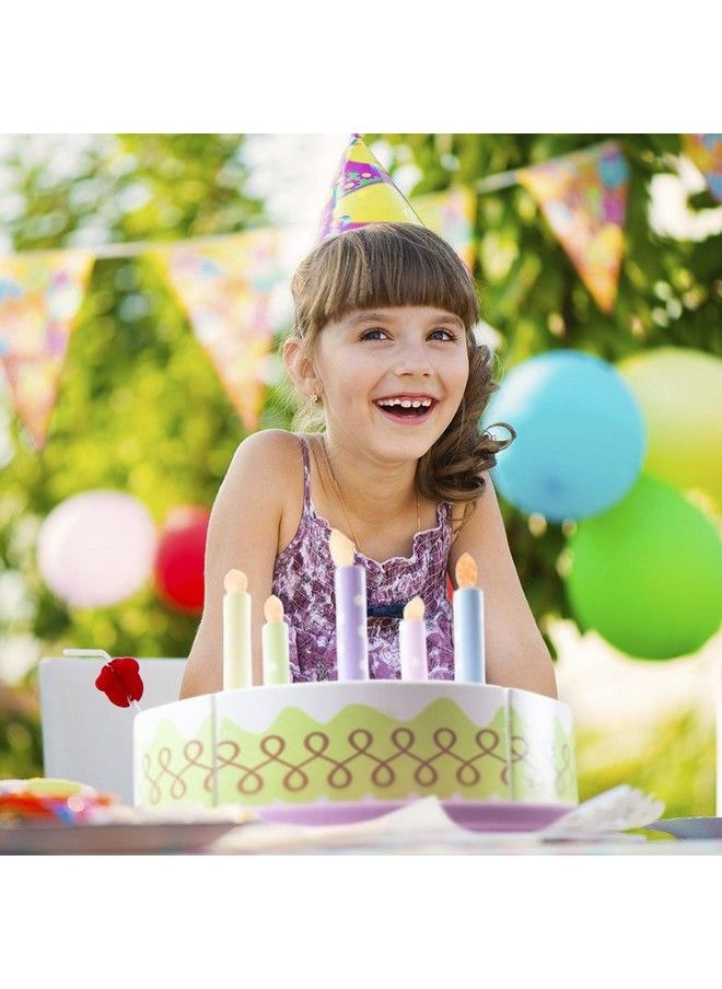 Imagination Generation - 13 Piece Wood Happy Birthday Cake Set; Cake Candles Serving Tool & Tray;Party Roleplaying For Kids;Vanilla Cake - Image 1