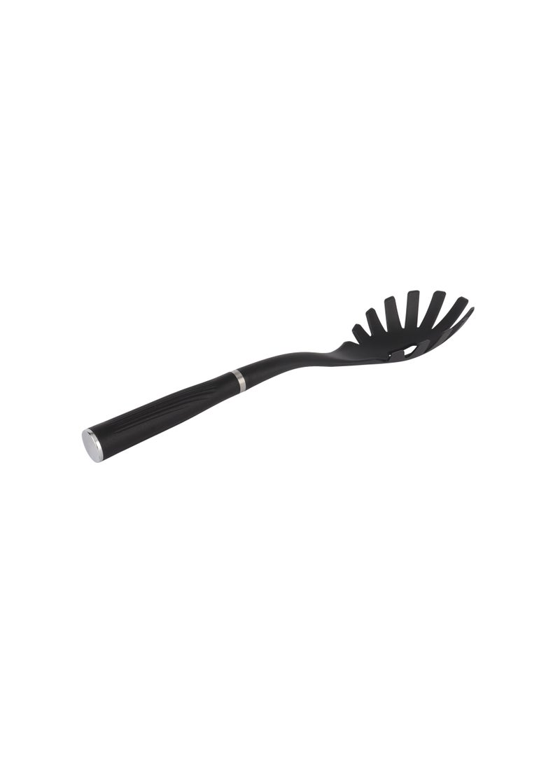 Royalford Nylon Spaghetti Ladle- RF11921| Ideal for Handling Pasta, Noodles, Spaghetti Black - Image 2