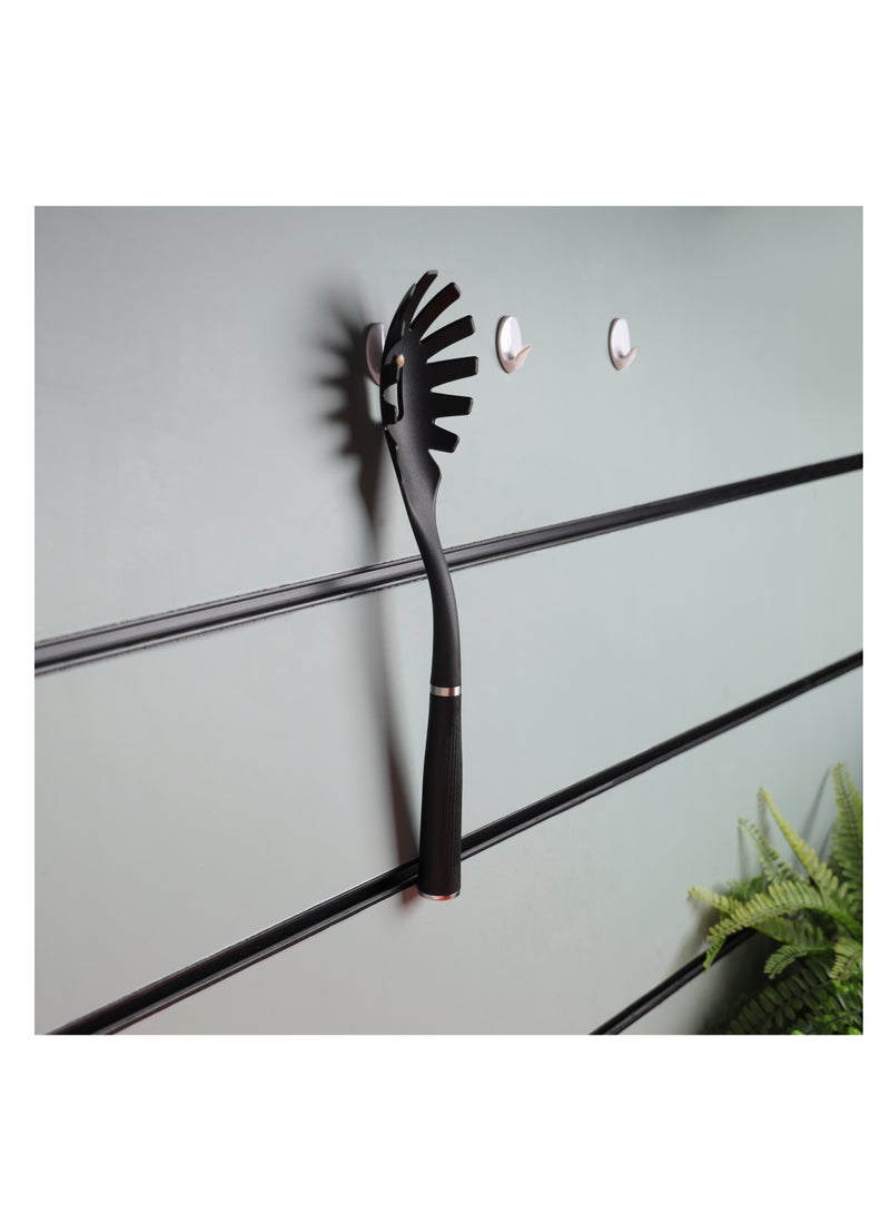 Royalford Nylon Spaghetti Ladle- RF11921| Ideal for Handling Pasta, Noodles, Spaghetti Black - Image 5