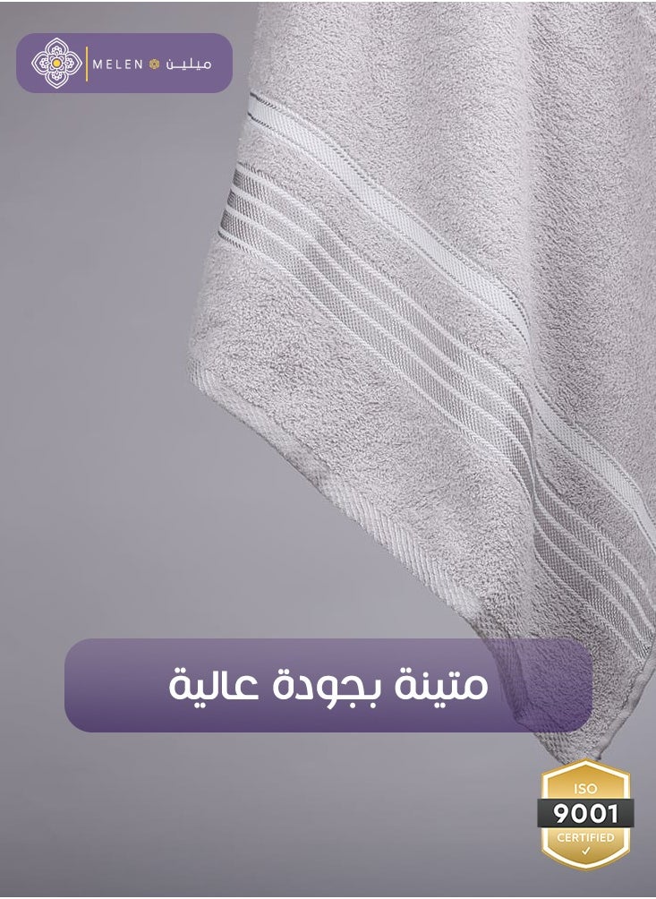 ميلين منشفة قطن ناعمه روسالين مقاس كبير 90*150  - Image 3
