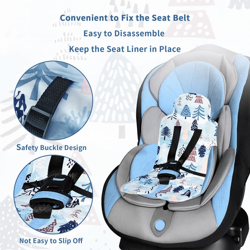 Yinbly Gel Car Seat Cooler Pad For Children Summer Breathable Ice Stroller Cooler Mat Multifunctional Baby Cooling Pad Suitable For Stroller  Baby Dining Chair  Child Safety Seat - Image 5
