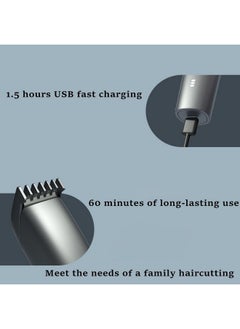 7-level Adjustable Integrated Electric Hair Clipper, Rechargeable Waterproof Hair Trimmer for Men and Boys, Suitable for Home and Barber Shop Hairdressing - pzsku/Z663234D166C3241D57B4Z/45/_/1719639895/d4456ac7-f93a-4fa4-885a-5bade6a3f292