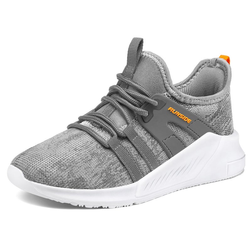 RUNSIDE Boys Girls Tennis Shoes Kids Lightweight Breathable Sneakers Lace-up Running Athletic Shoes for Toddler/Little Kid/Big Kid - Image 1