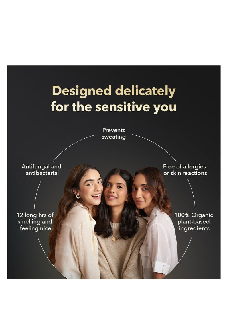 Namyaa Solid Natural Body Perfume for Sensitive Areas Underarms, Inner Thigh, Knee and Bikini Area for Women (Pack of 3) - Image 5