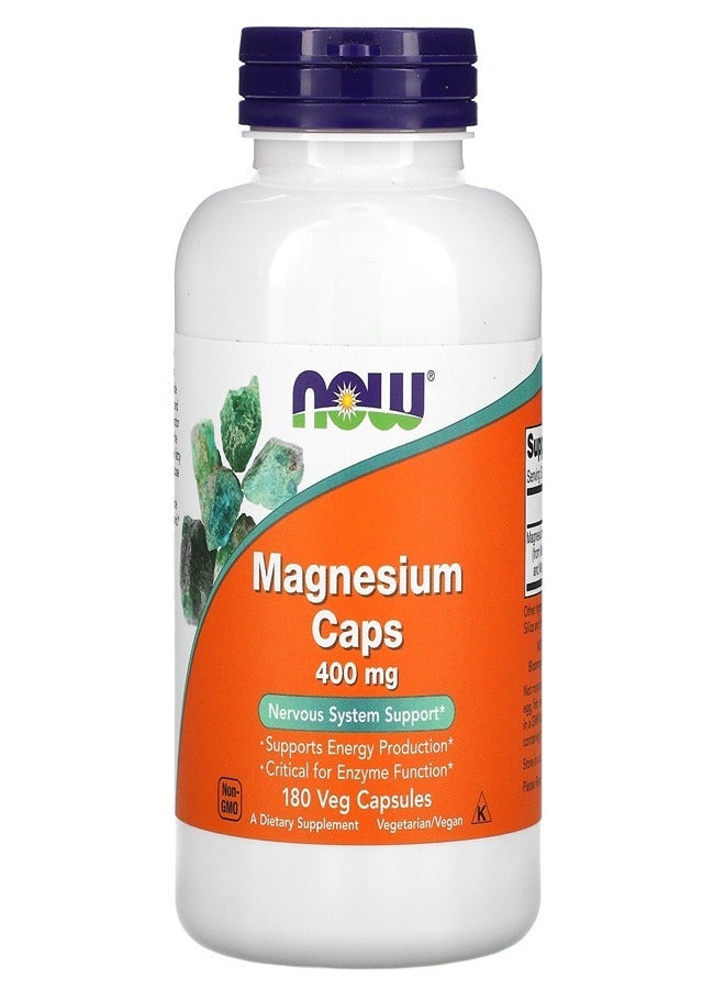 NOW MAGNESIUM 400MG 180S CAP