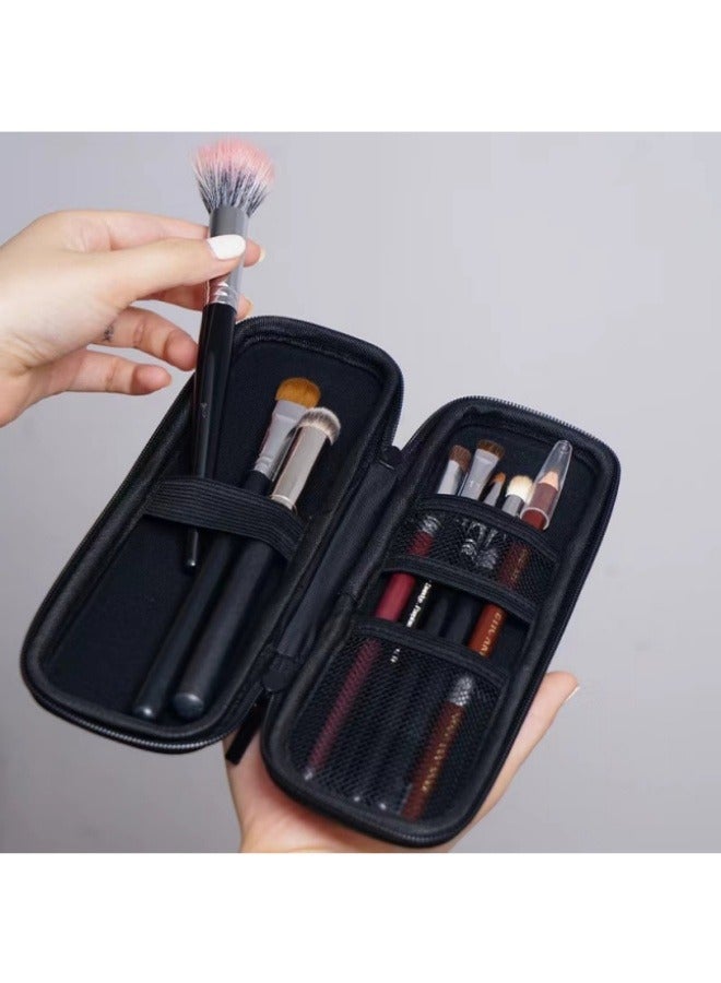 حقيبة تخزين فرش المكياج المحمولة المقاومة للغبار للسفر وظلال العيون وقلم الحواجب وحقيبة تخزين فرش المكياج - Image 1