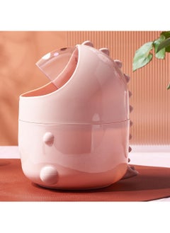 Mini Desk Trash Can with Clear Lid, Cartoon Dinosaur Small Desktop Storage Basket Bin for Office Bathroom Vanity Table Kitchen Countertop (Pink, 19x15cm) - pzsku/Z66328318A8E3FDE2BED7Z/45/_/1713276629/3ce9c3b7-0ad8-4408-be02-fe34115ecd19